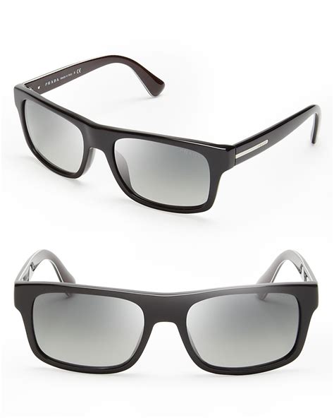 black sunglasses prada|Prada black sunglasses men.